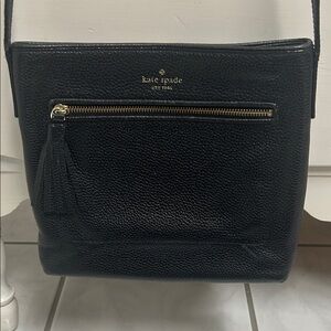 Kate Spade Black Crossbody Bag with Tassel
